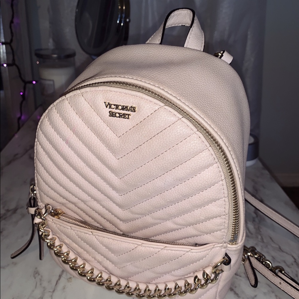 Victoria’s Secret mini leather backpack